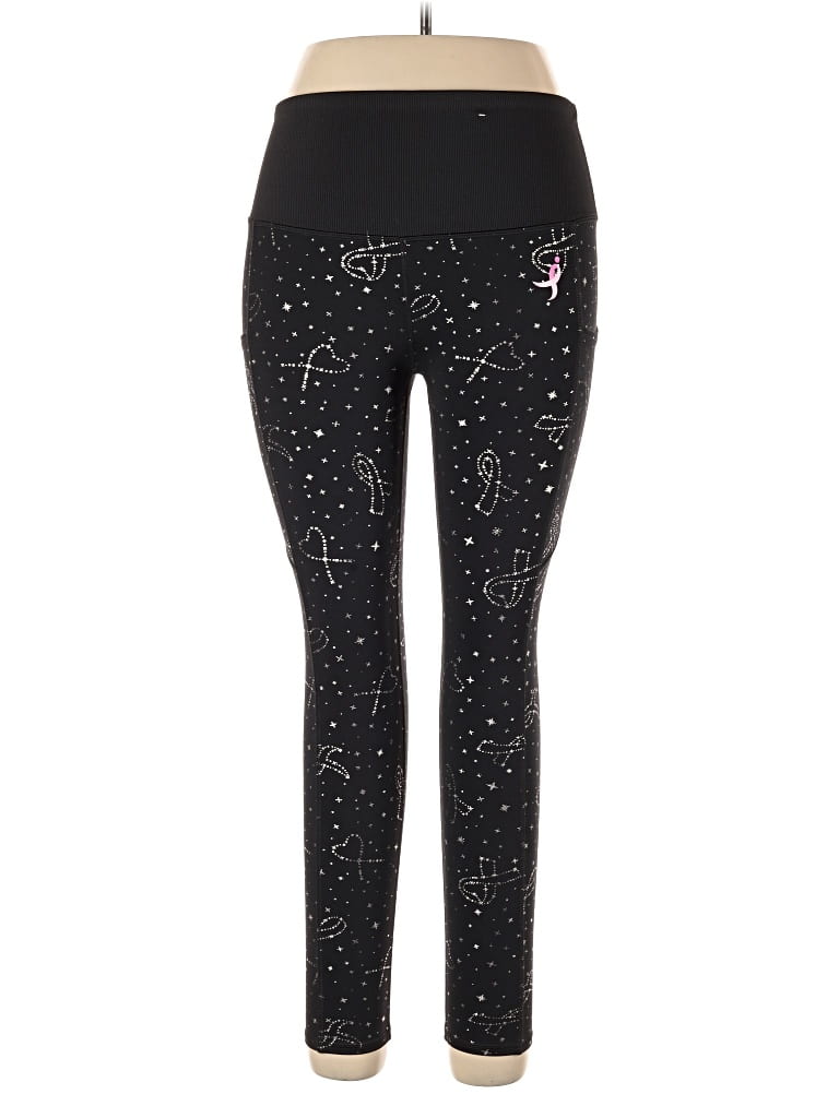 Pre-owned Assorted Brands Active Pants In Black