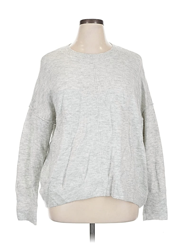 Pre-owned Vince Camuto Pullover Sweater In Gray