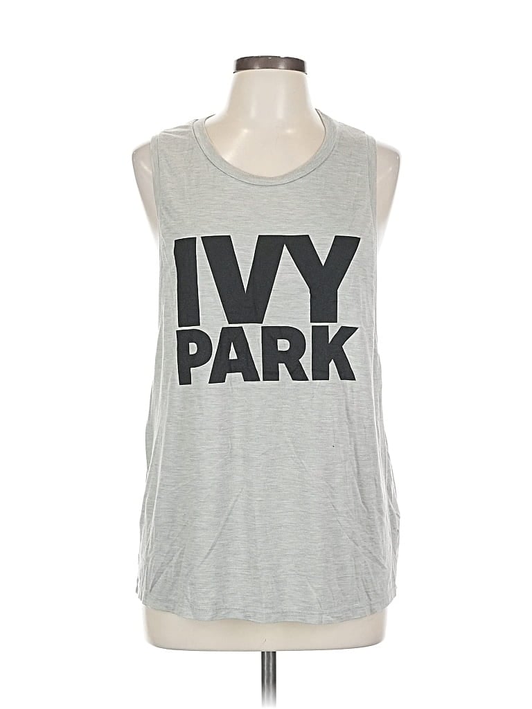 Pre-owned Ivy Park Sleeveless T-shirt In Gray