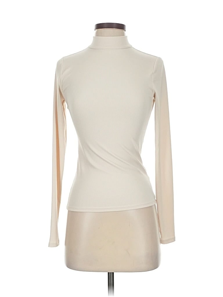 Pre-owned No Boundaries Long Sleeve Turtleneck In White