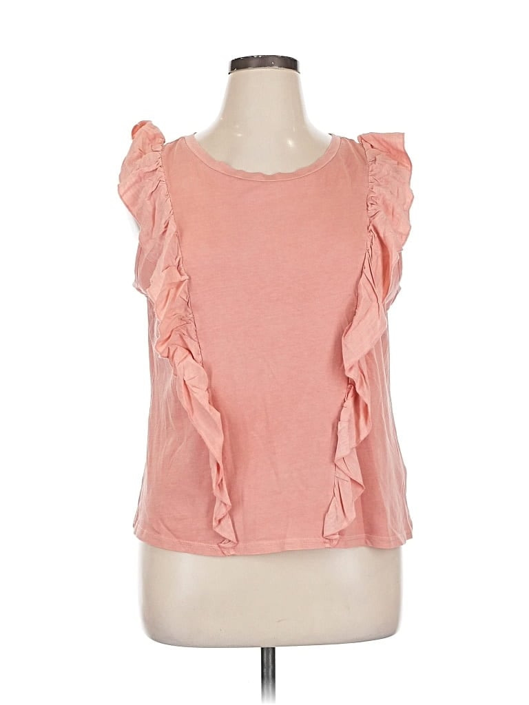 Pre-owned Tribal Jeans Sleeveless Blouse In Pink