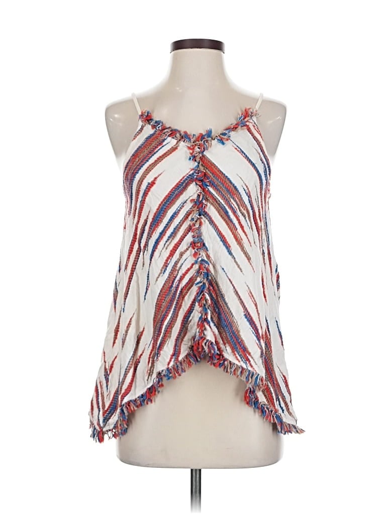 Pre-owned Thml Sleeveless Blouse In White