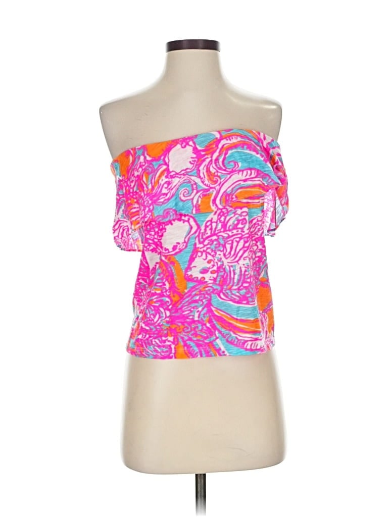 Pre-owned Lilly Pulitzer Sleeveless Blouse In Pink