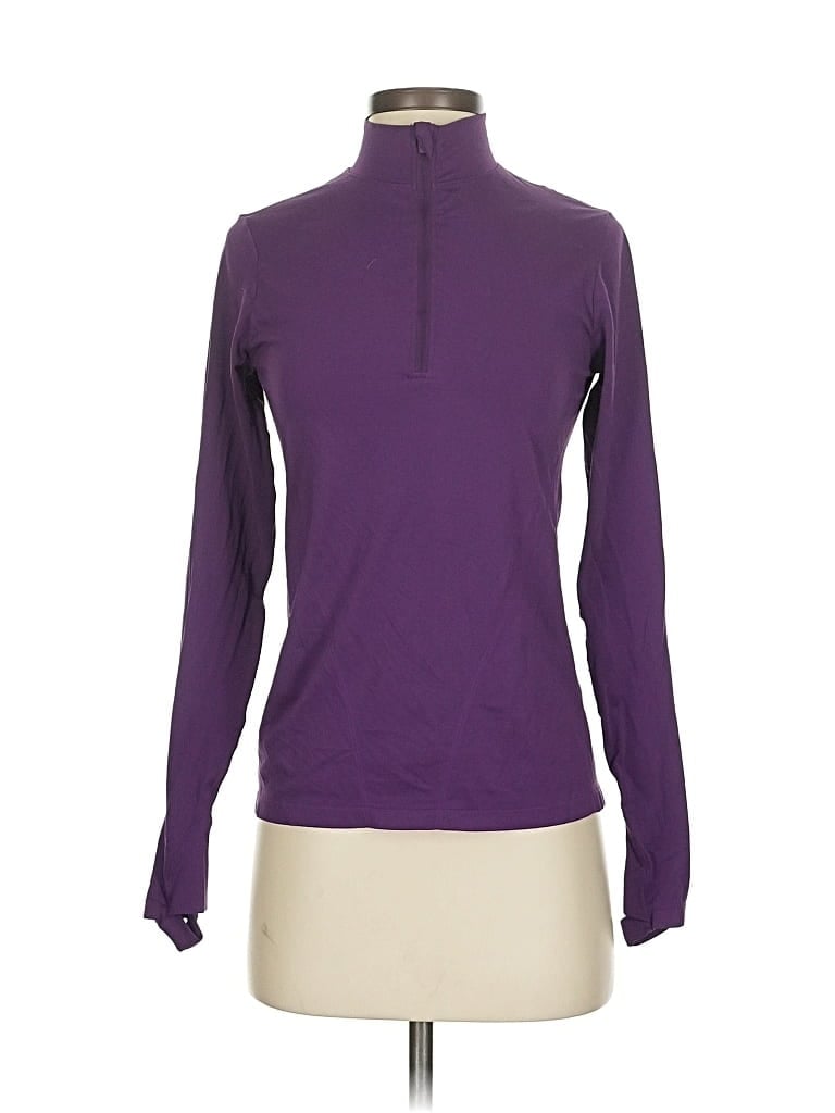 Pre-owned Fabletics Track Jacket In Purple