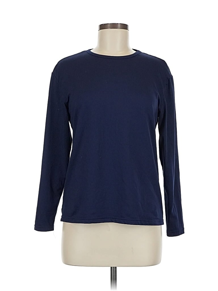 Pre-owned Assorted Brands Long Sleeve T-shirt In Blue