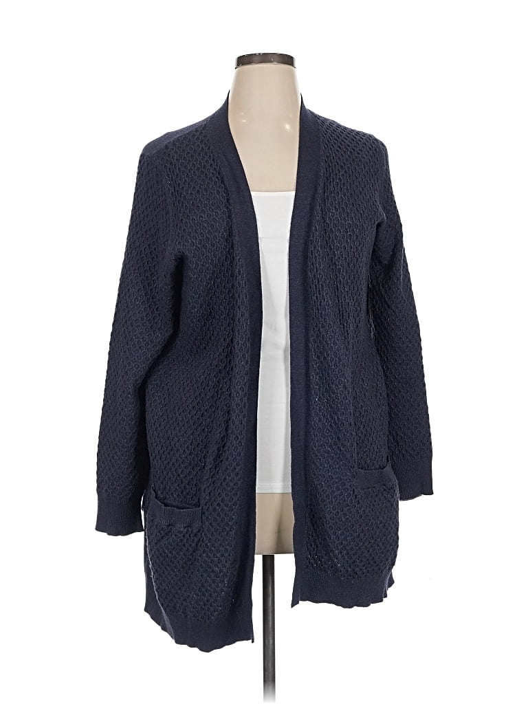 Click to view more detailed imagery on our partner's website Pre-owned Evolution By Cyrus Cardigan Sweater In Blue