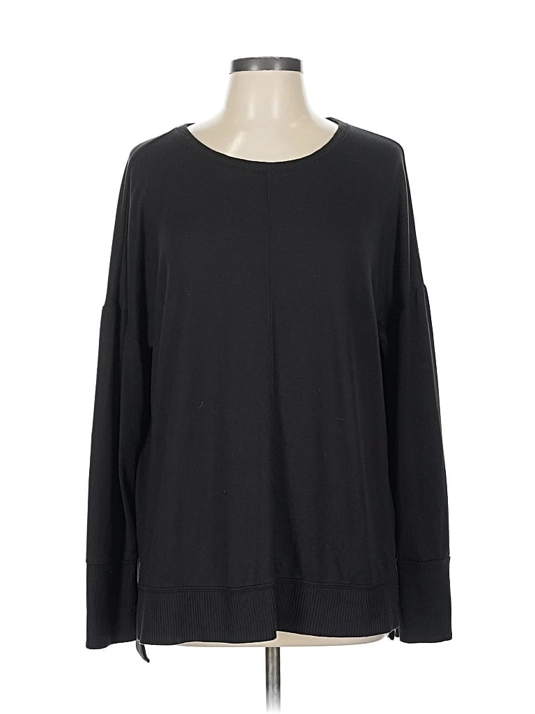 Pre-owned Time And Tru Pullover Sweater In Black