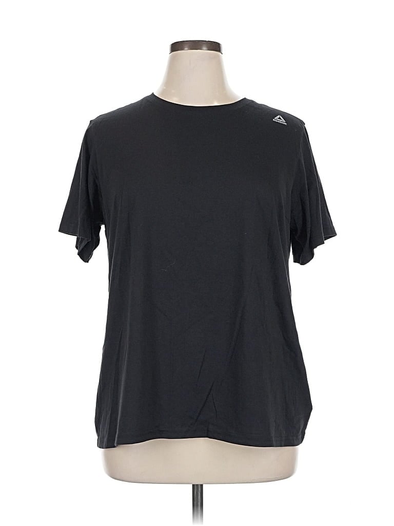 Pre-owned Reebok Short Sleeve T-shirt In Black