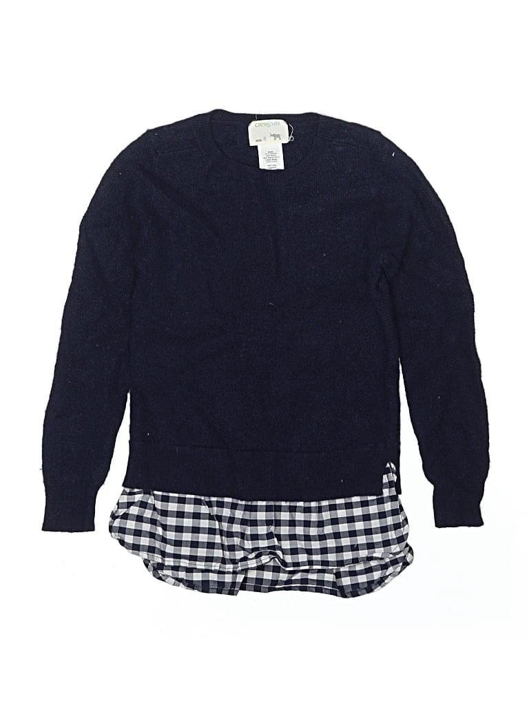 Click to view more detailed imagery on our partner's website Pre-owned Crewcuts Outlet Kids' Pullover Sweater In Blue