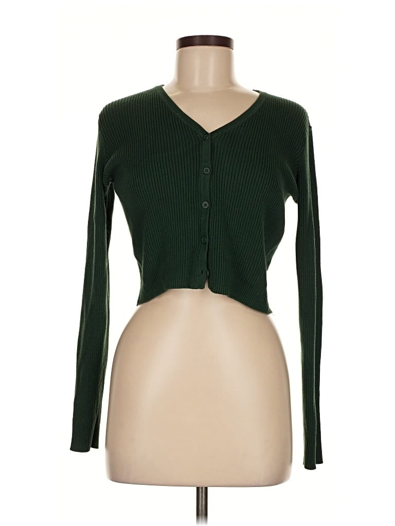 BRANDY MELVILLE Pre-owned Cardigan Sweater In Green
