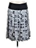 Marc Jacobs 100% Silk Graphic Gray Silk Skirt Size 2 - photo 1