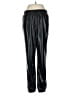 Steve Madden 100% Polyurethane Metallic Black Casual Pants Size M - photo 1