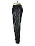 Steve Madden 100% Polyurethane Metallic Black Casual Pants Size M - photo 5