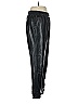 Steve Madden 100% Polyurethane Metallic Black Casual Pants Size M - photo 4