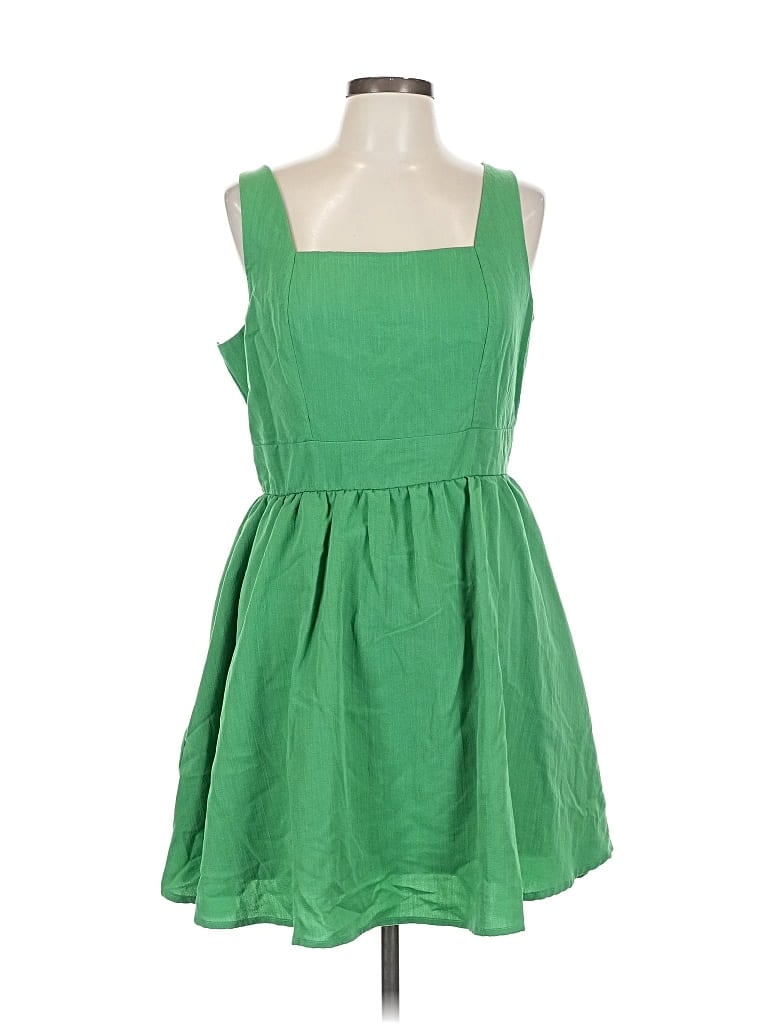 Pre-owned Mi Ami Casual Dress In Green