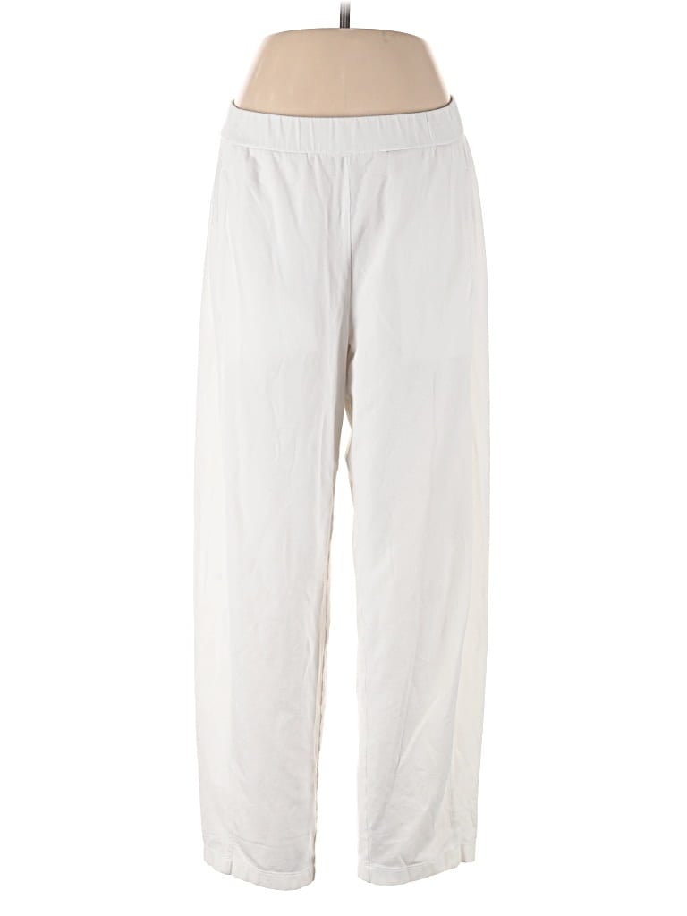 Pre-owned Eileen Fisher Casual Pants In White