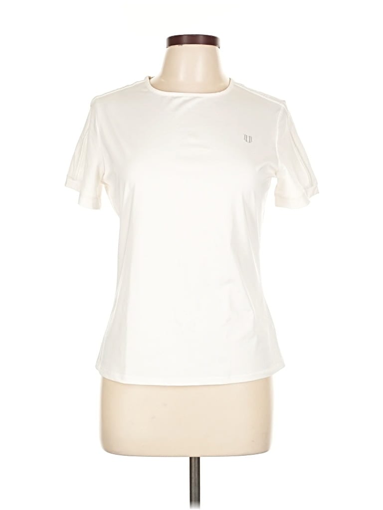 Pre-owned Eleven By Venus Williams Short Sleeve T-shirt In White