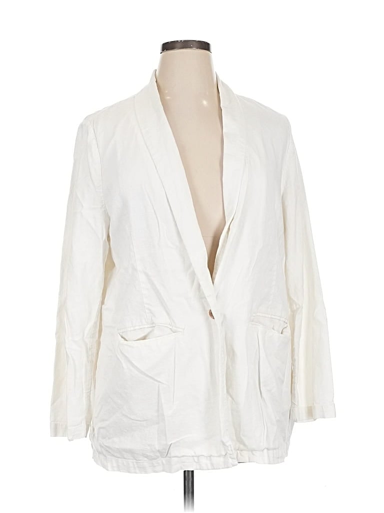 Pre-owned Old Navy Blazer Jacket In White