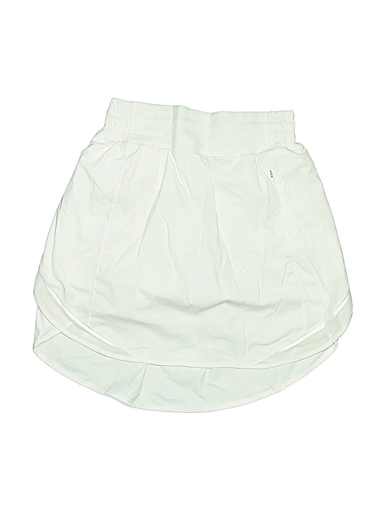 Pre-owned Lululemon Athletica Active Skort In White