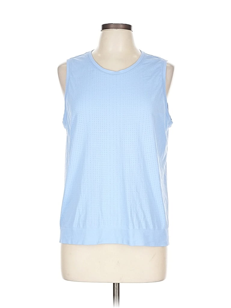 Pre-owned Unbranded Sleeveless T-shirt In Blue