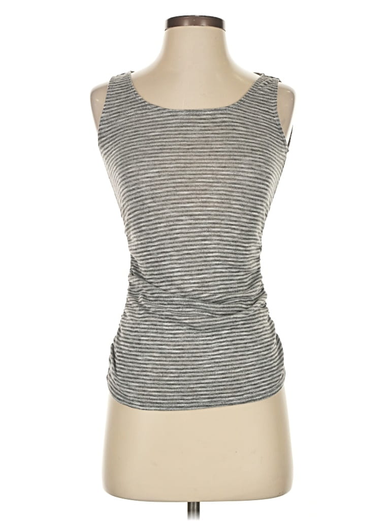 Pre-owned Max Studio Sleeveless T-shirt In Gray