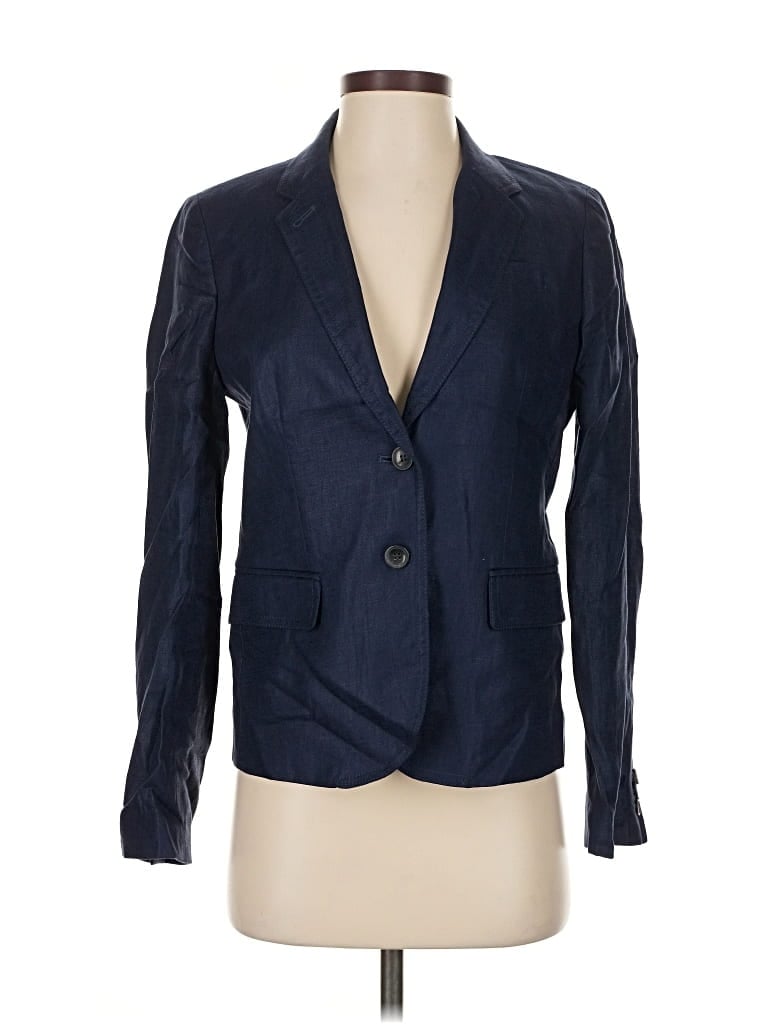 Pre-owned J.crew Factory Store Blazer Jacket In Blue