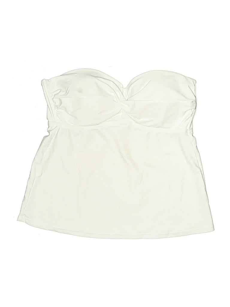 CATALINA Pre-owned Swimsuit Top White Swimwear