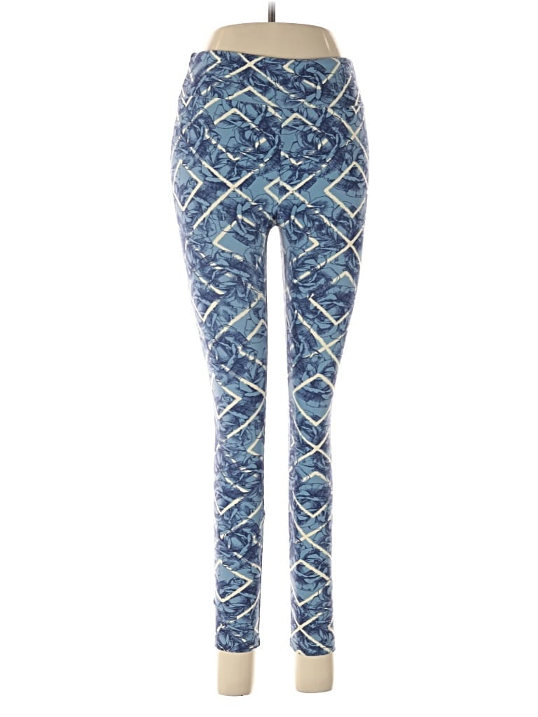 Pre-owned Lularoe Leggings In Blue