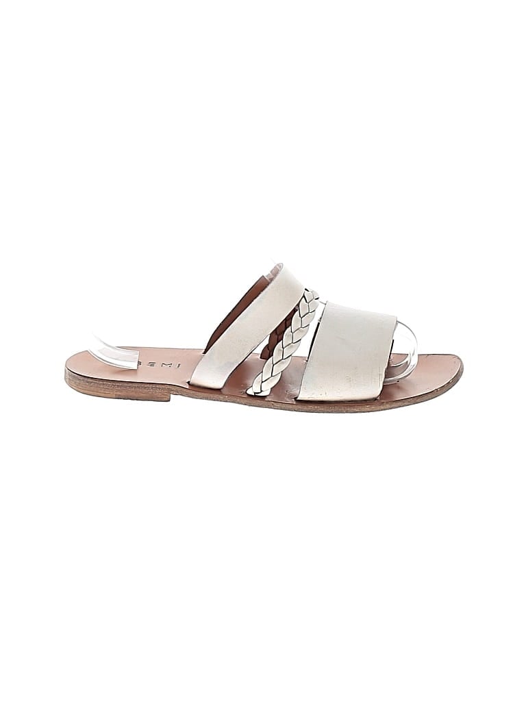 Pre-owned M. Gemi Sandals In White