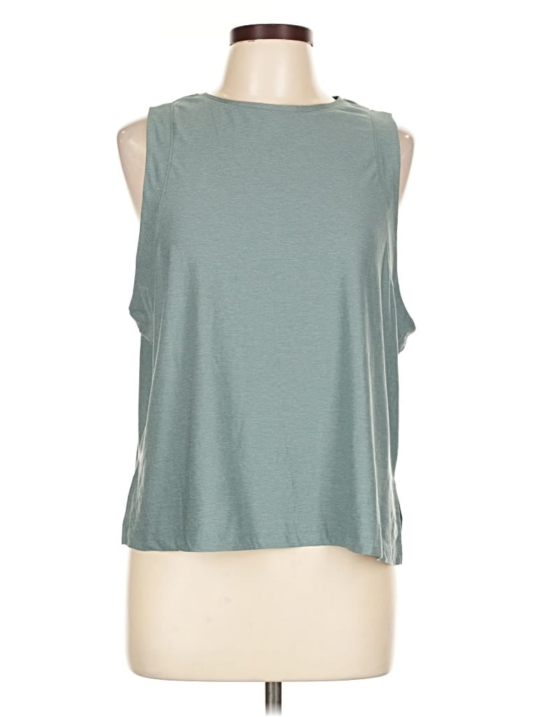 Pre-owned Active By Old Navy Sleeveless T-shirt In Green