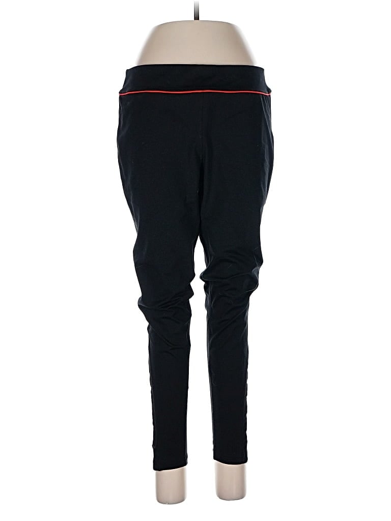 Pre-owned Zenergy By Chico's Track Pants In Black