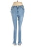 FRAME Denim Solid Blue Jeans Size 28 waist - photo 1