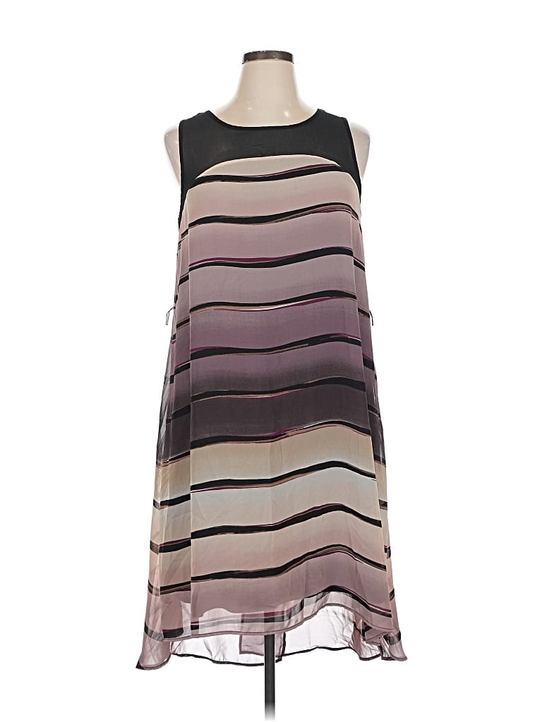 Pre-owned Lane Bryant Casual Dress In Purple