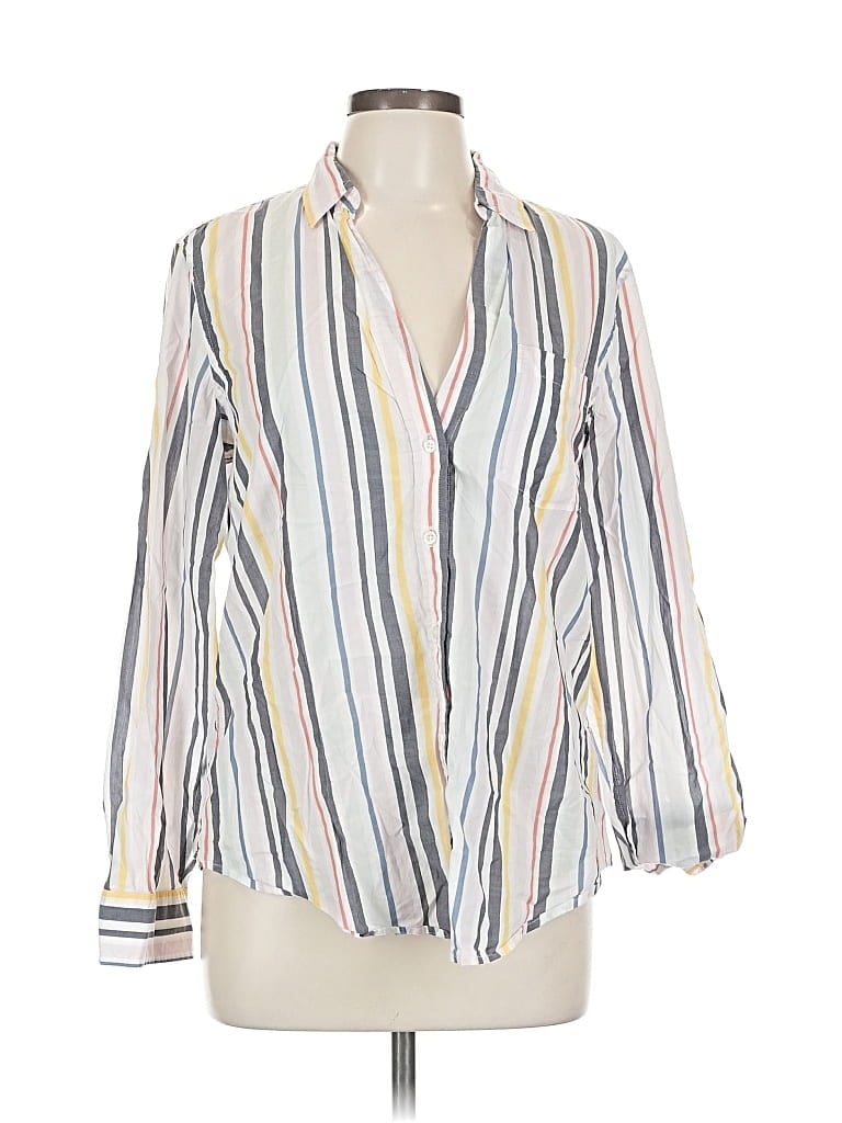 Click to view more detailed imagery on our partner's website Pre-owned Gap Long Sleeve Blouse In White