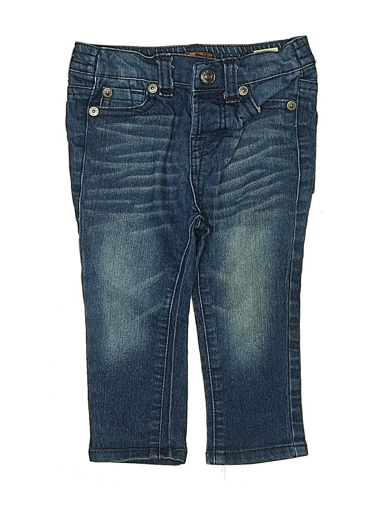 Pre-owned 7 For All Mankind Babies' Jeans In Blue
