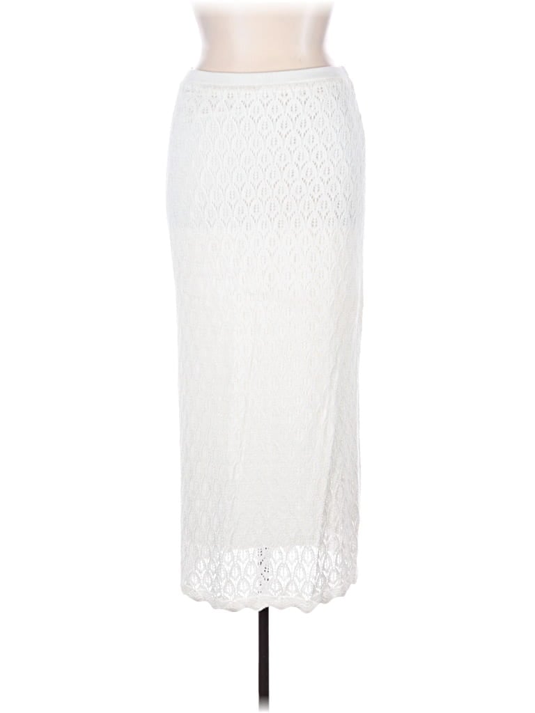 CATO Pre-owned Formal Skirt In White
