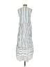 3.1 Phillip Lim 100% Polyester Stripes Silver Casual Dress Size 2 - photo 2