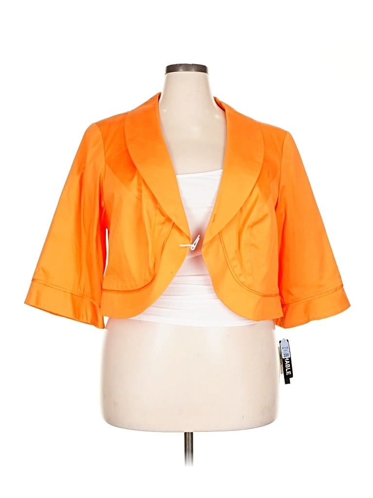Pre-owned Le Bos Blazer Jacket In Orange