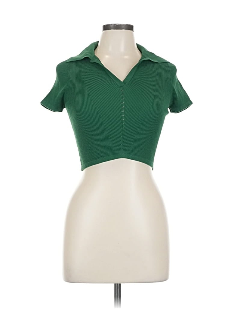 Pre-owned Live The Process Cardigan Sweater In Green