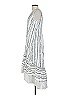 3.1 Phillip Lim 100% Polyester Stripes Silver Casual Dress Size 2 - photo 5