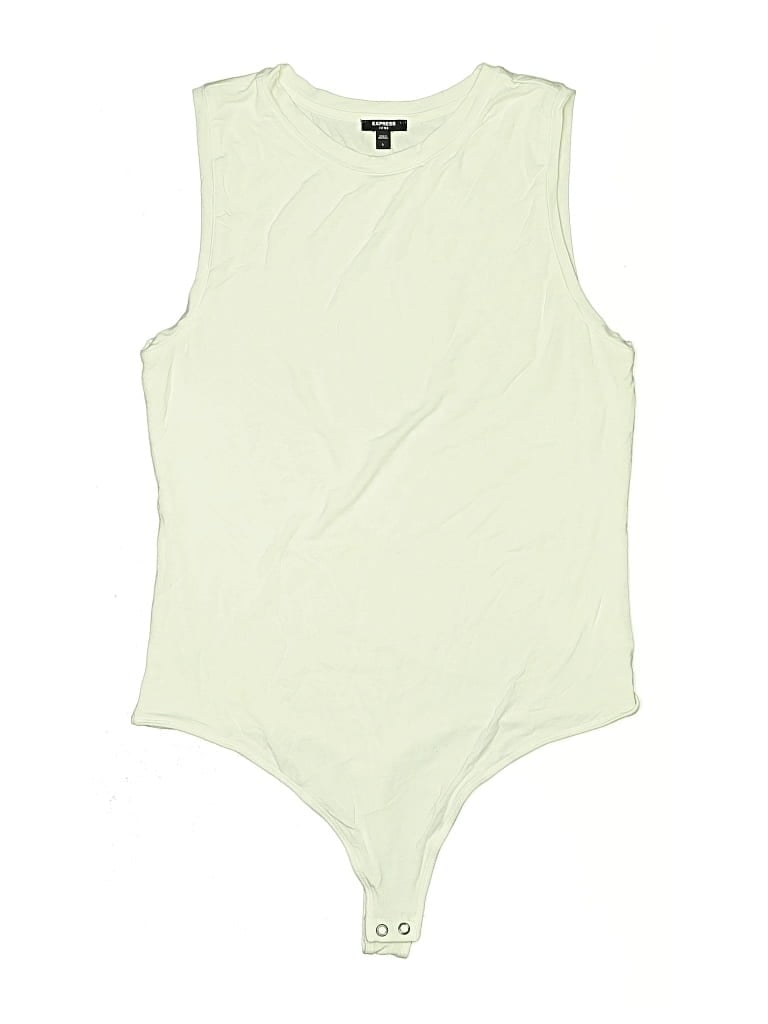 Pre-owned Express Bodysuit In Green