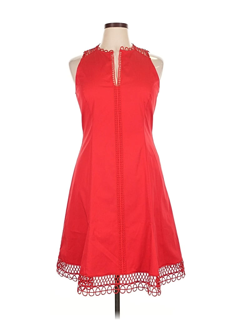 Pre-owned Elie Tahari Cocktail Dress In Red