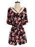 American Eagle Outfitters Floral Black Pink Romper Size XS - photo 1