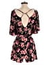 American Eagle Outfitters Floral Black Pink Romper Size XS - photo 2