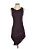Leith Solid Burgundy Cocktail Dress Size XS - photo 1