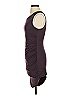 Leith Solid Burgundy Cocktail Dress Size XS - photo 5