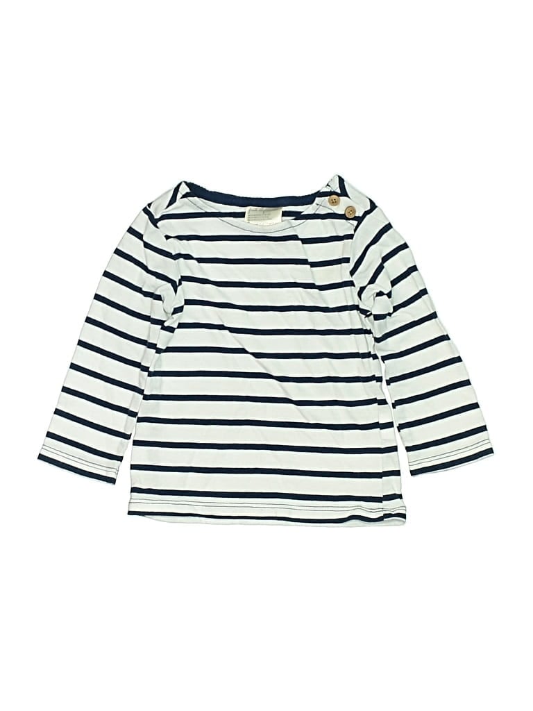 Pre-owned First Impressions Babies' 3/4 Sleeve T-shirt In White