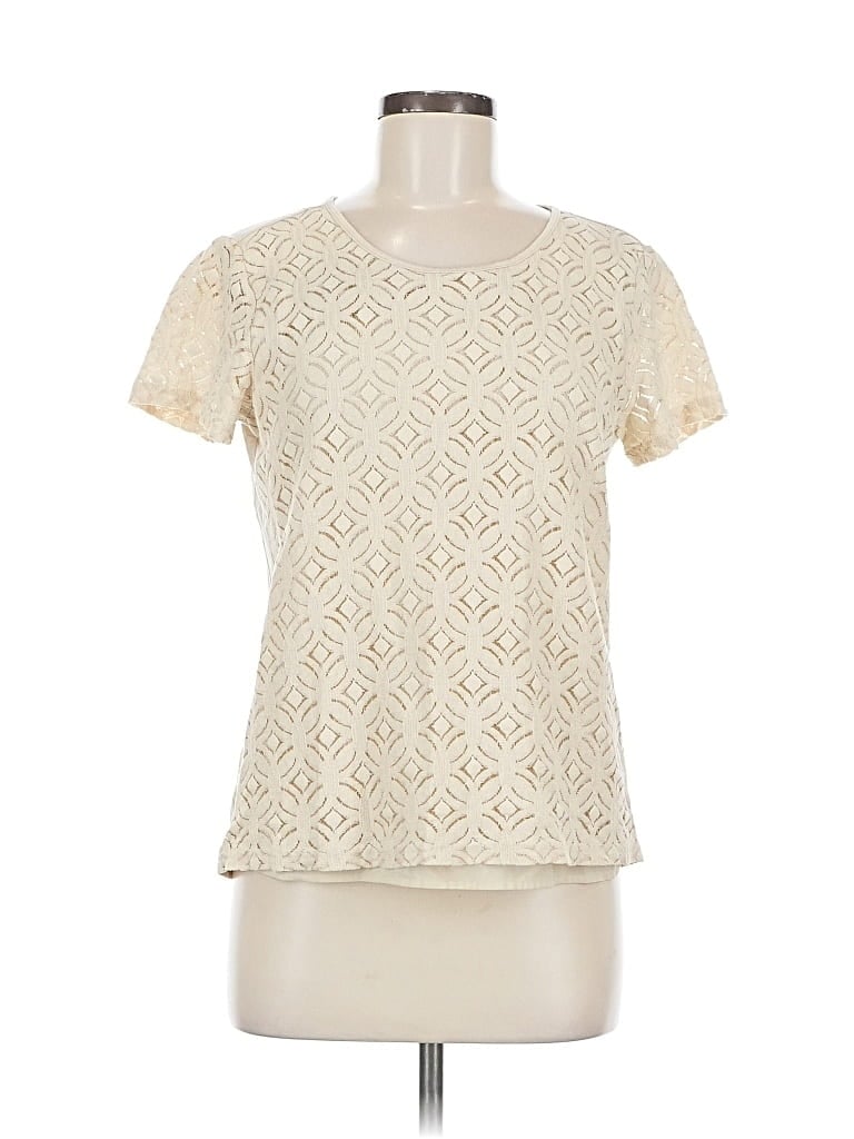 Pre-owned Market & Spruce Short Sleeve T-shirt In White