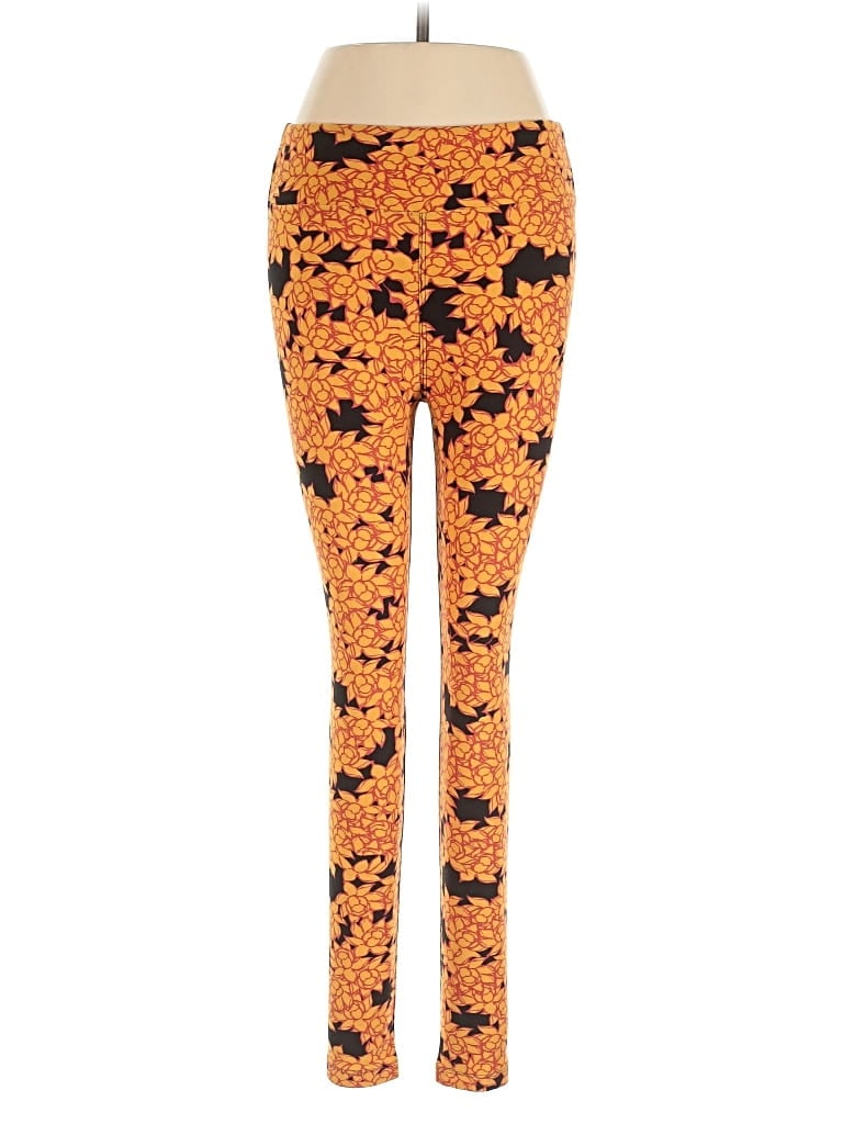 Pre-owned Lularoe Leggings In Orange