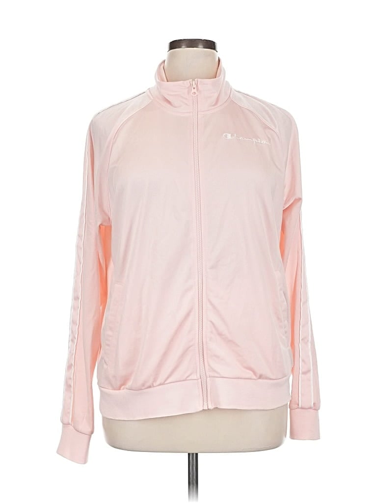 Pre-owned Champion Track Jacket In Pink